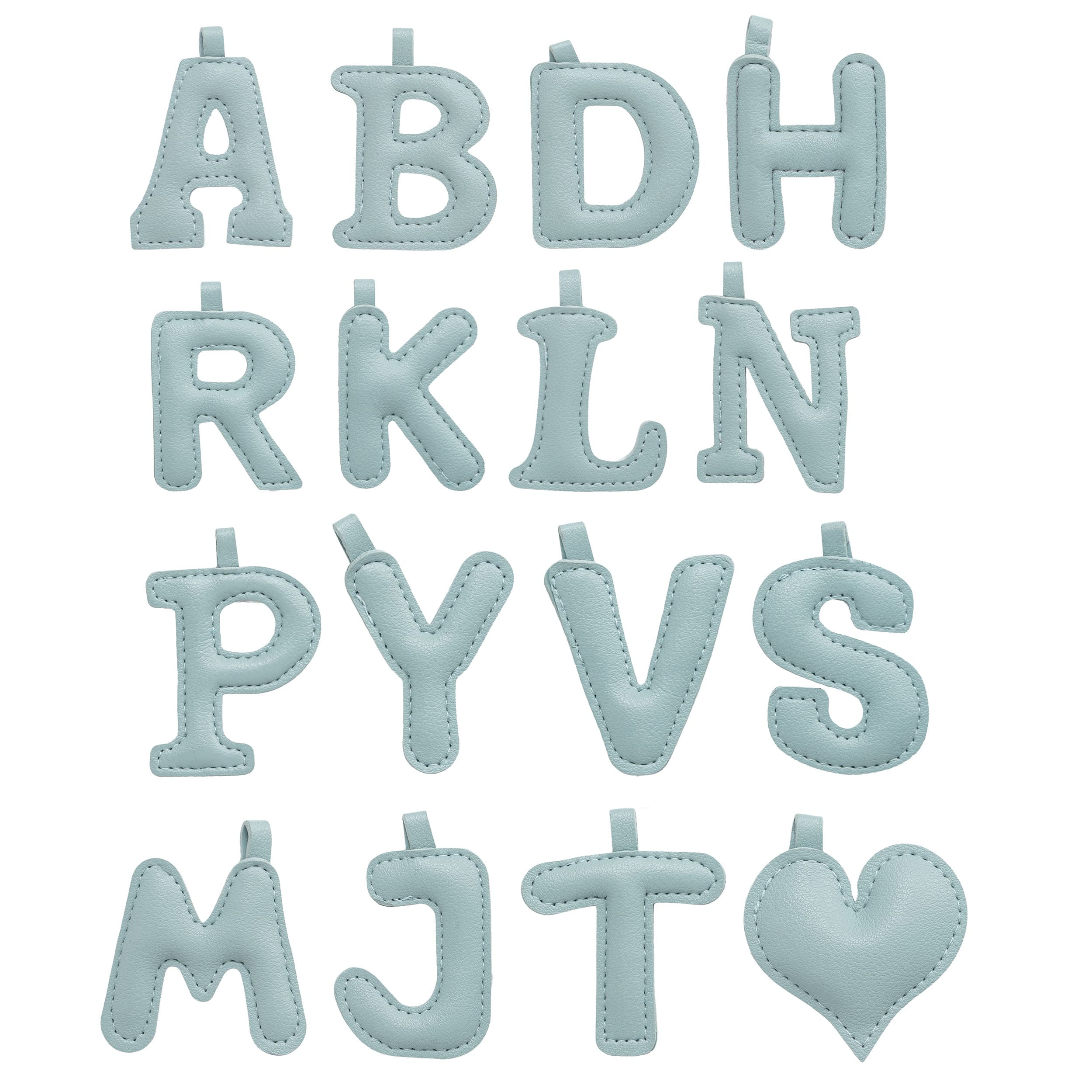 Personalised Leather Alphabet Charms