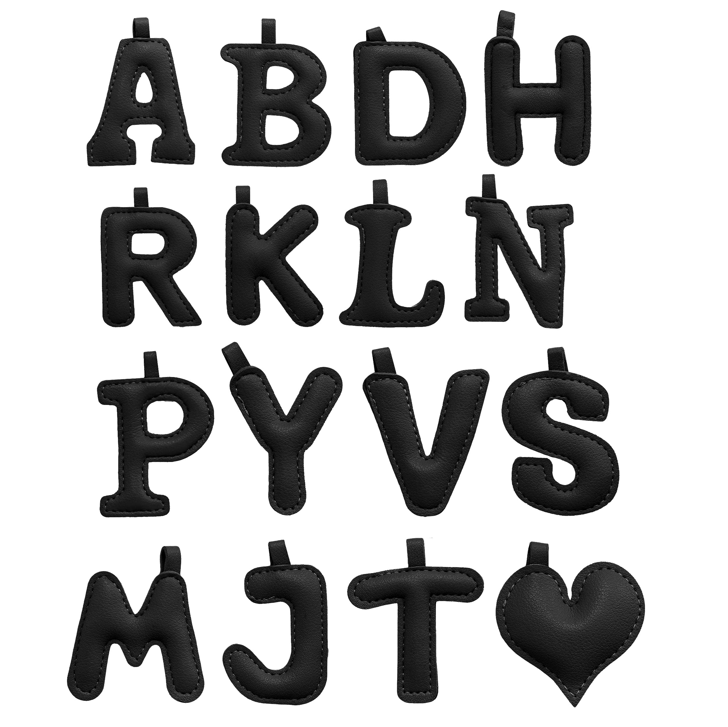Personalised Leather Alphabet Charms