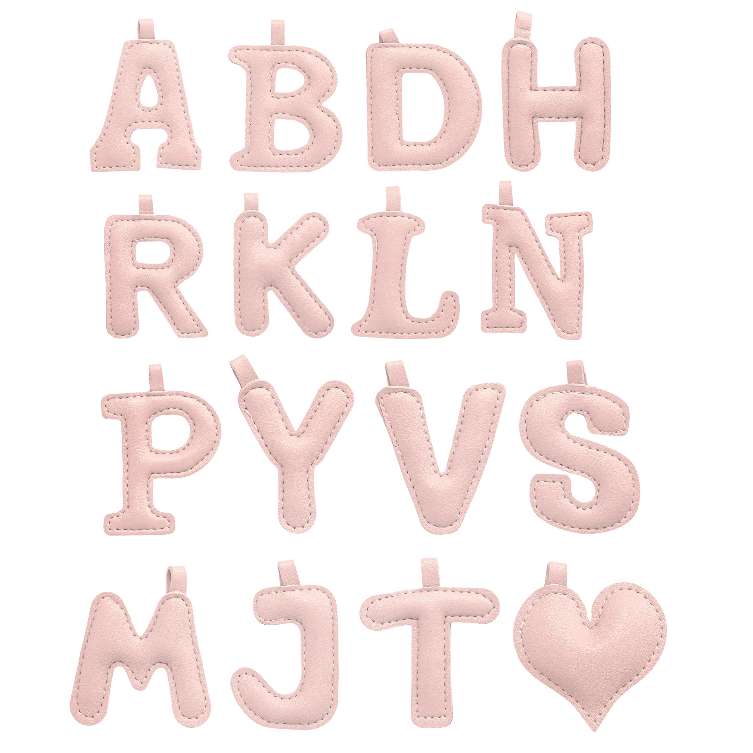 Personalised Leather Alphabet Charms