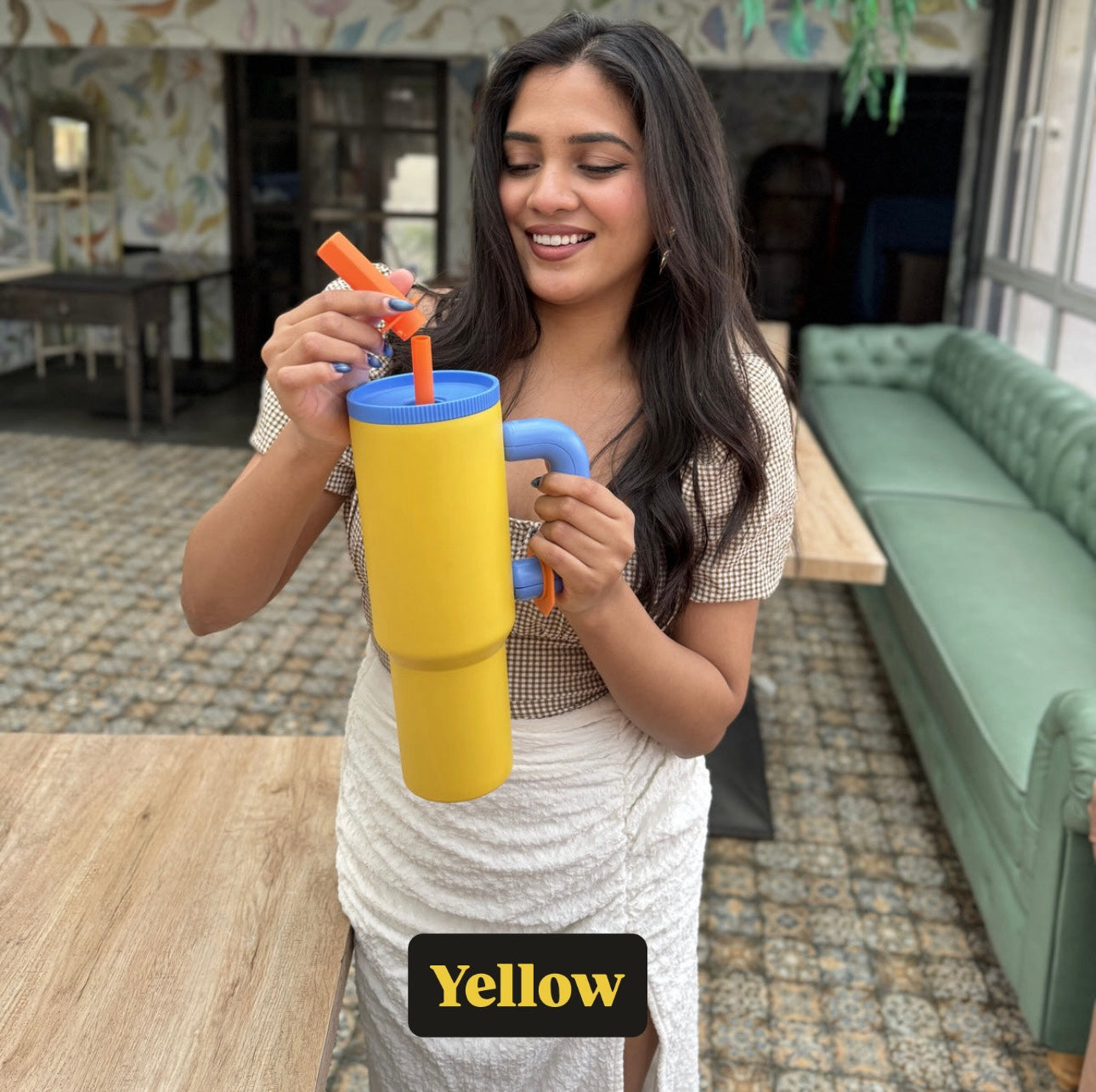 Trendy Insulated Travel Coffee/Beverage Sipper