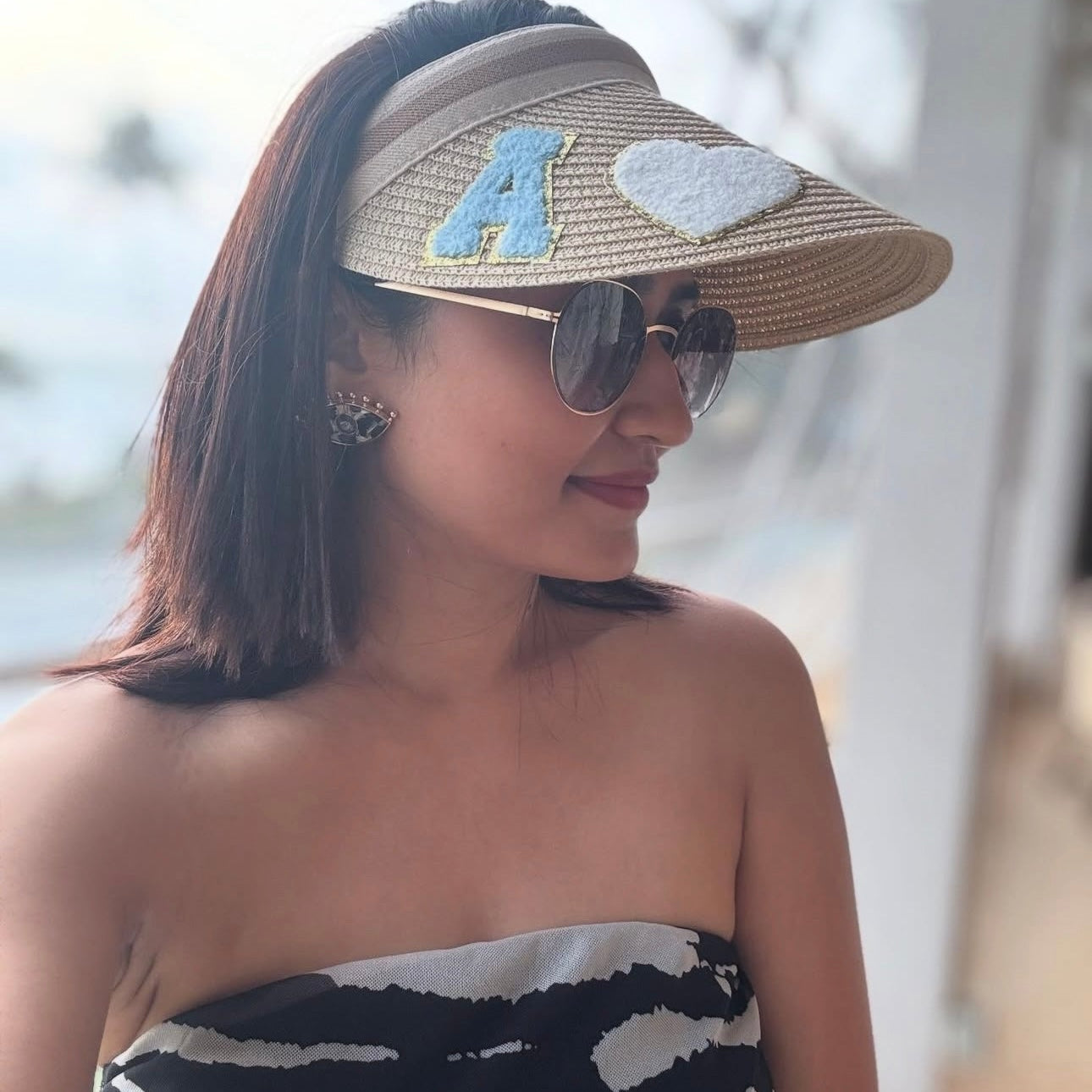 Monogram Collection - Personalised Visor Hat