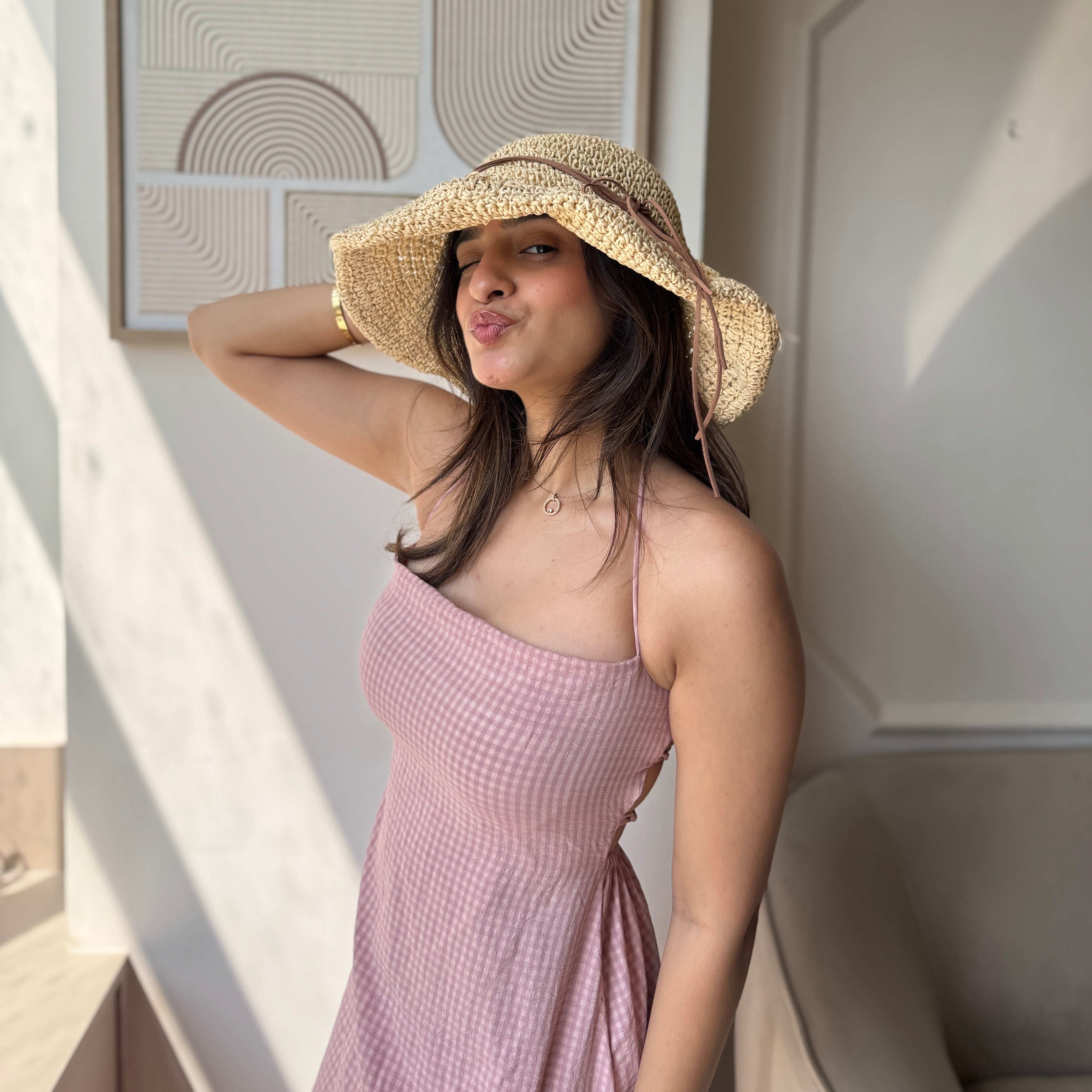 Luxe Raffia Bucket Hat