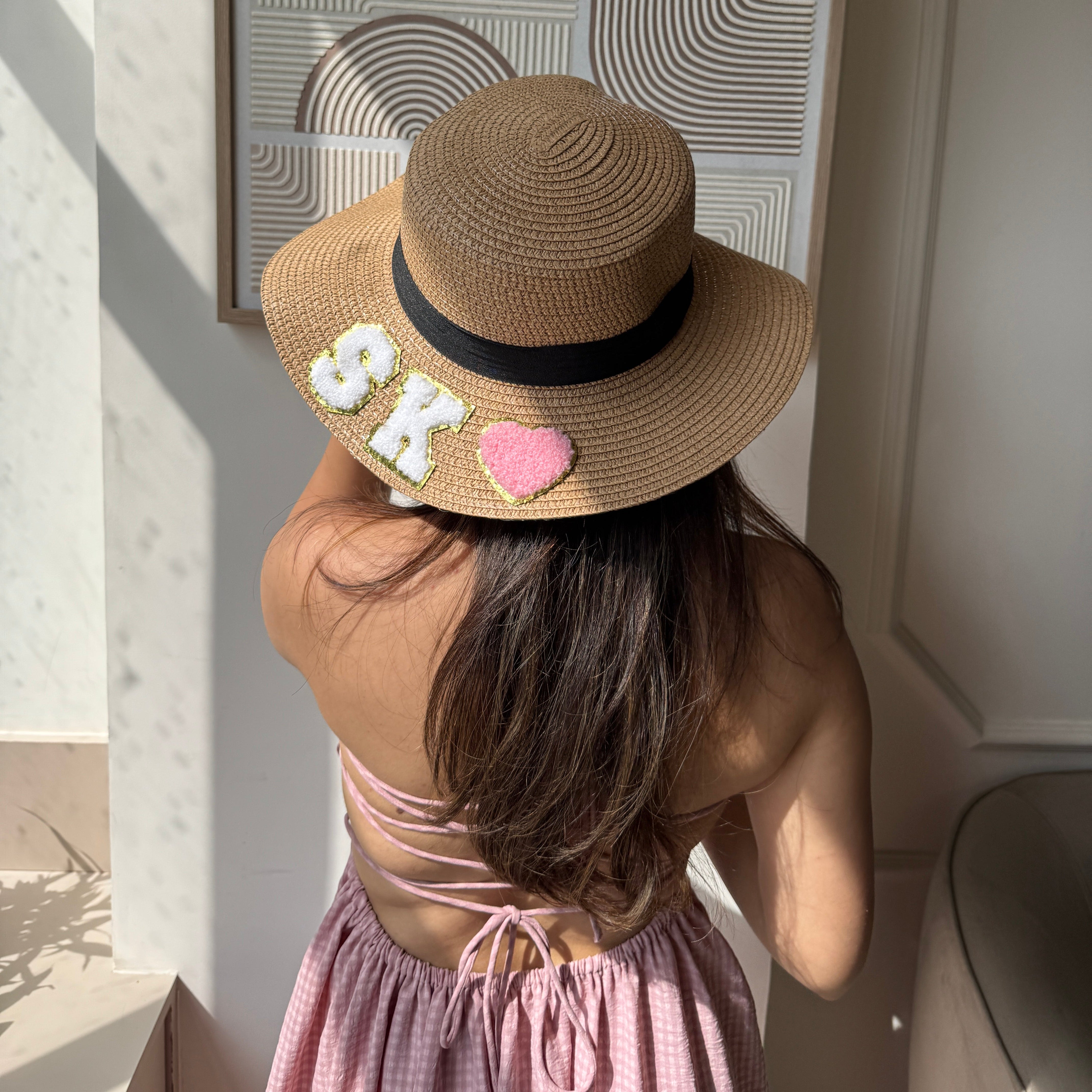 Monogram Collection - Personalised Boater Hat