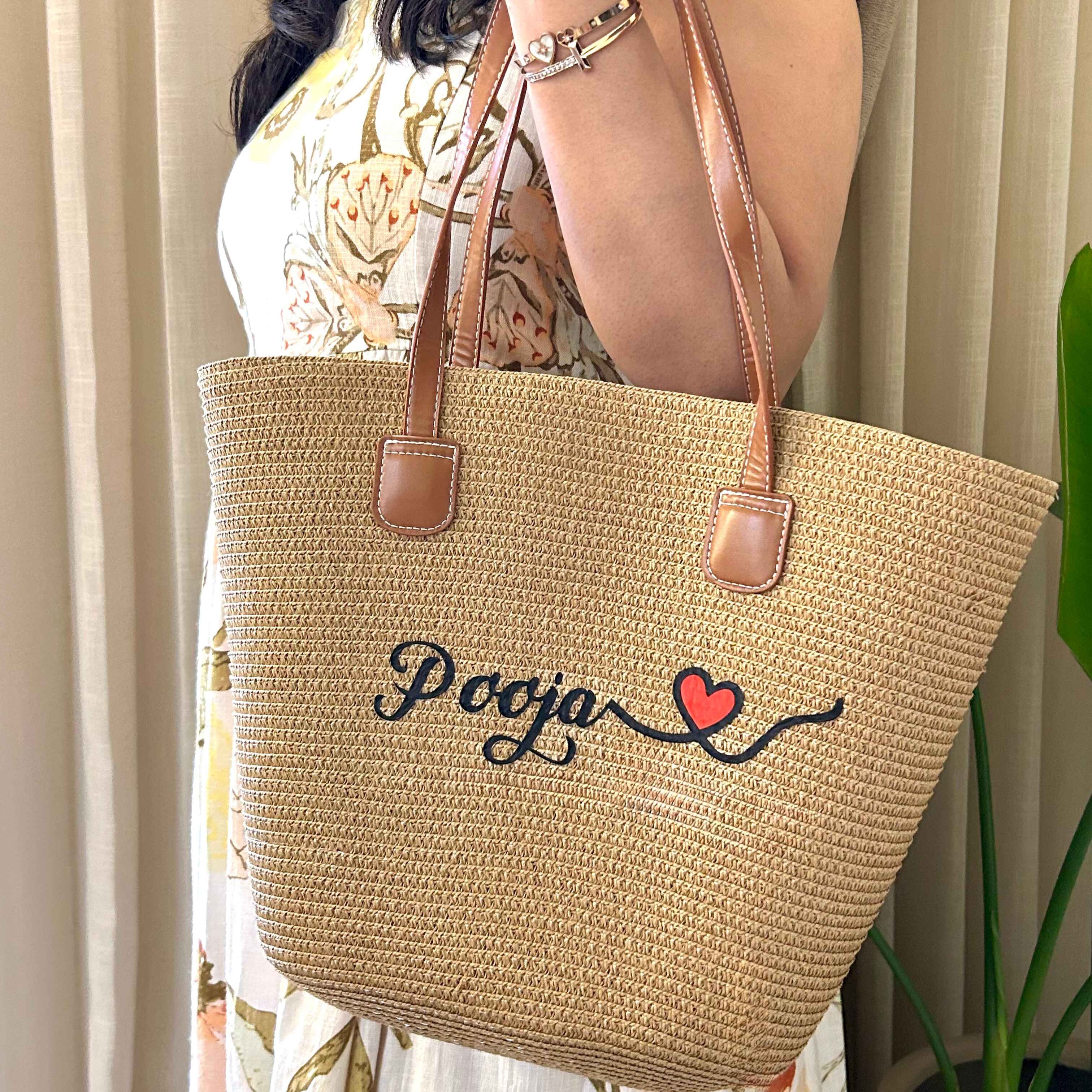 Personalised Palm Luxe Tote