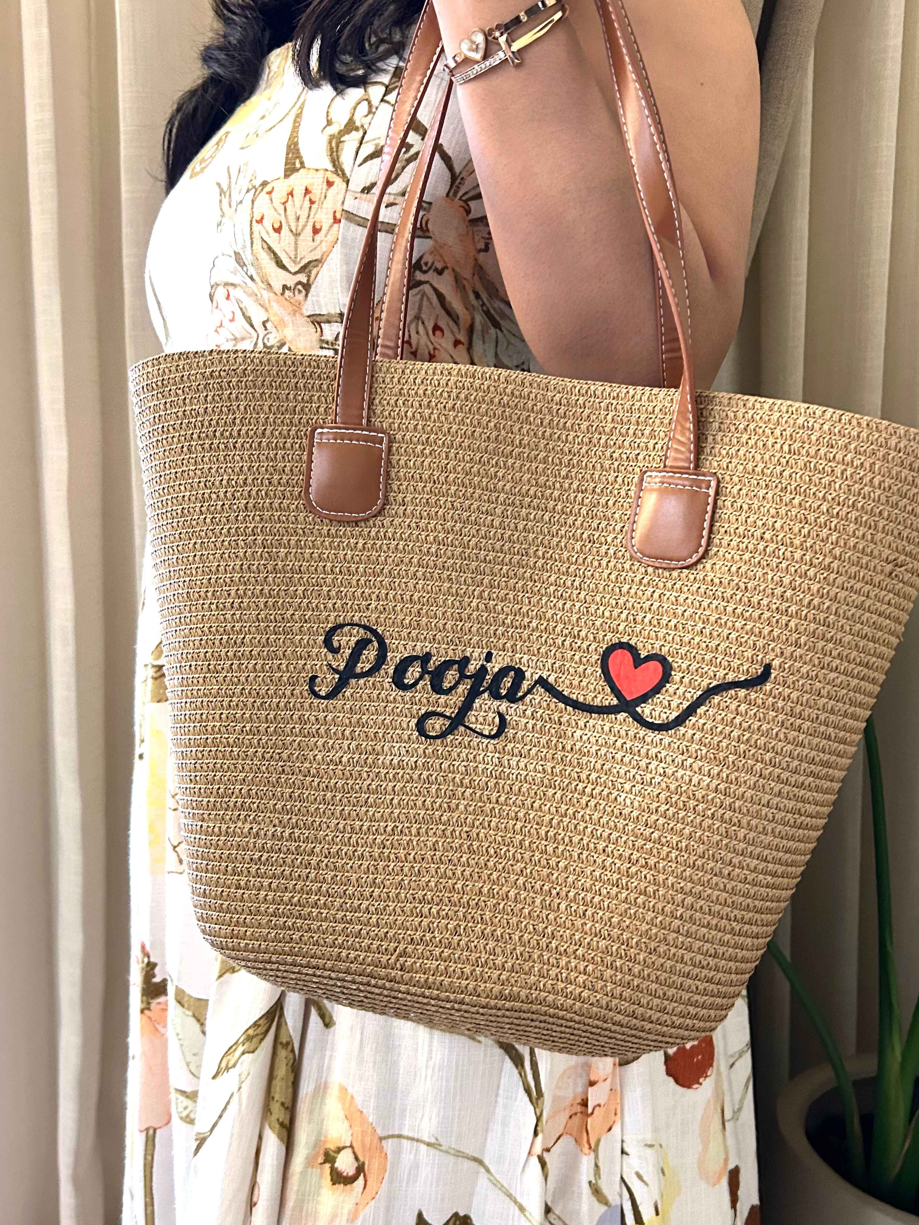 Personalised Palm Luxe Tote