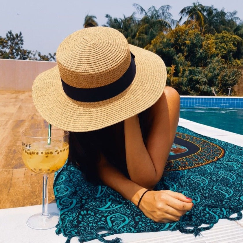 Personalised Panamanian Hat ( Boater Hat )