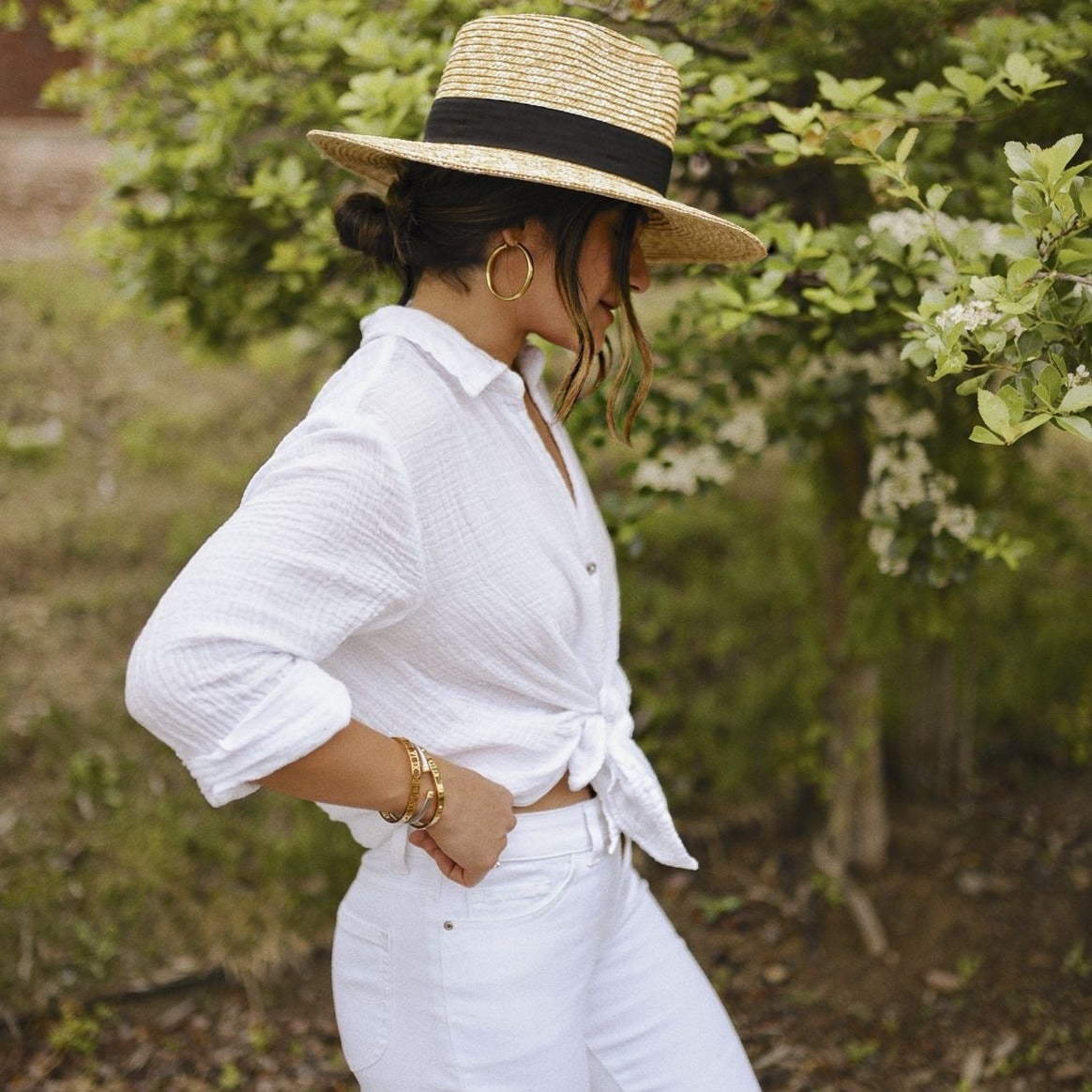 Personalised Panamanian Hat ( Boater Hat )
