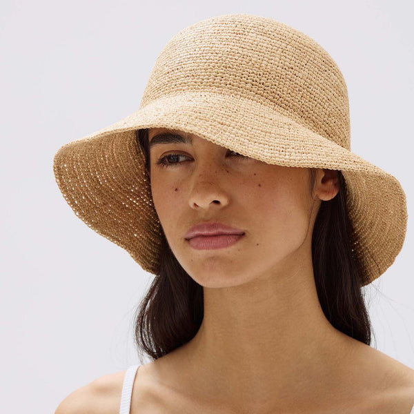 Luxe Raffia Bucket Hat