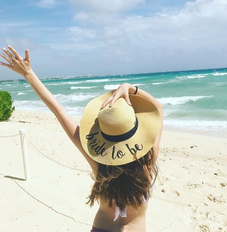 Beach Floppy Hat Bride To Be