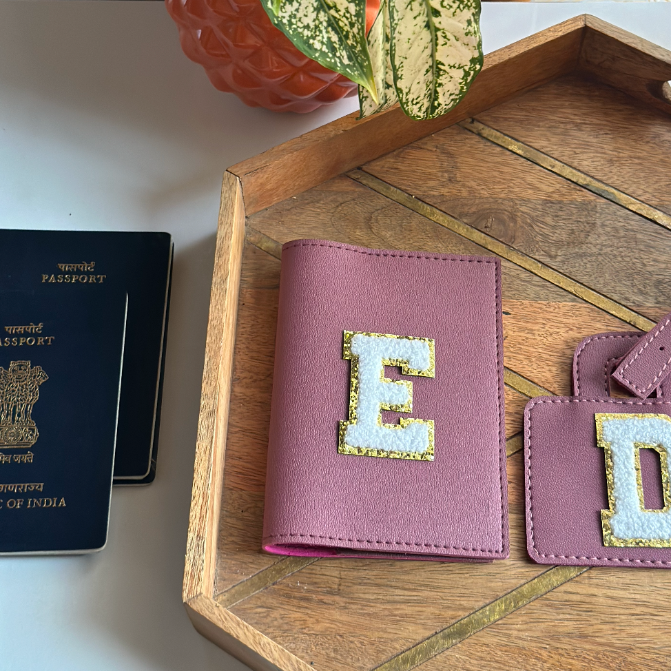 Personalised Monogram Passport Cover