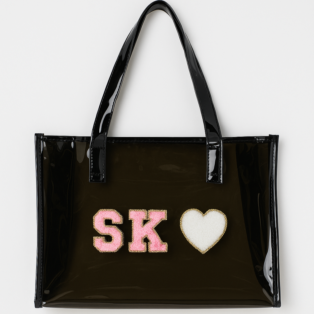 Personalised Monogrammed Luxe Jelly Hue Tote Bags