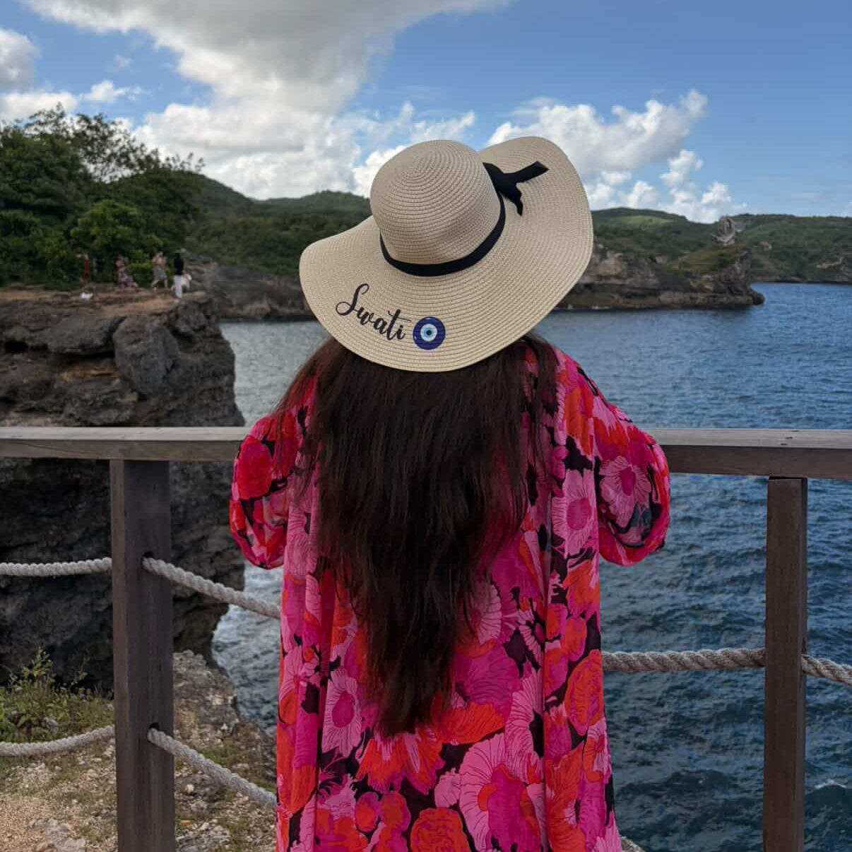 Personalised Beach Floppy Hat