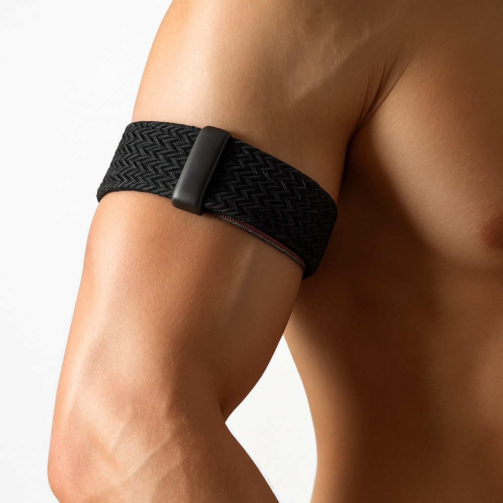 Whoop Bicep/Arm Band - Black/Gray - Model 4.0 & 5.0 Compatible