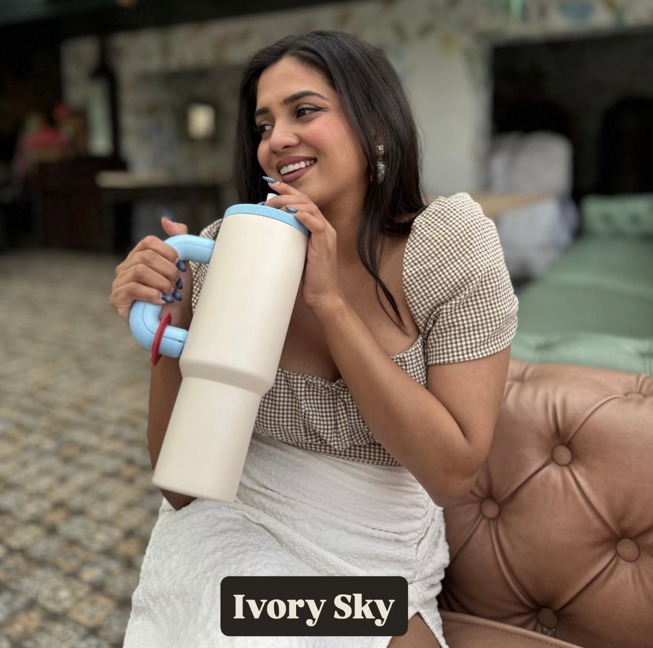 Trendy Insulated Travel Coffee/Beverage Sipper