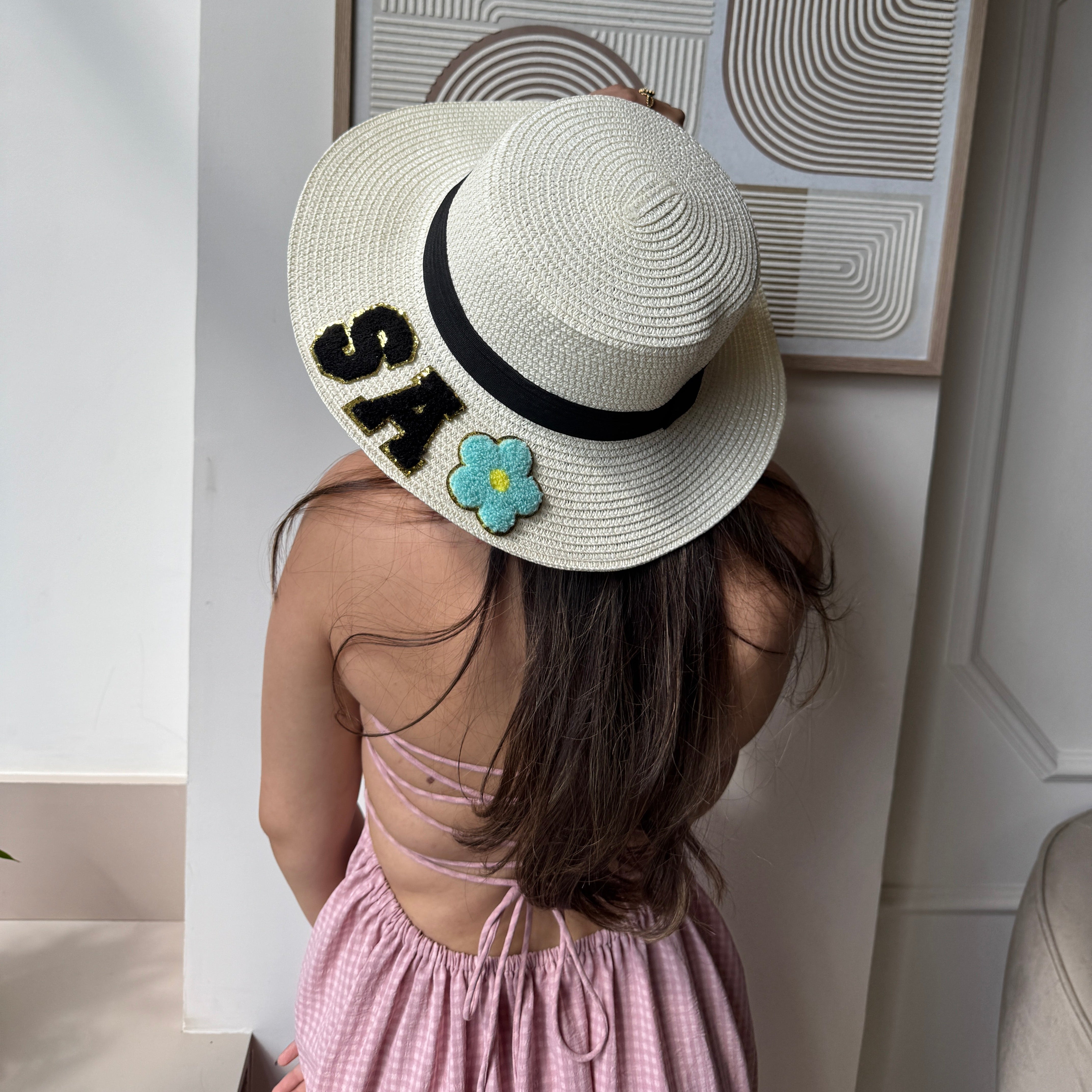 Monogram Collection - Personalised Boater Hat