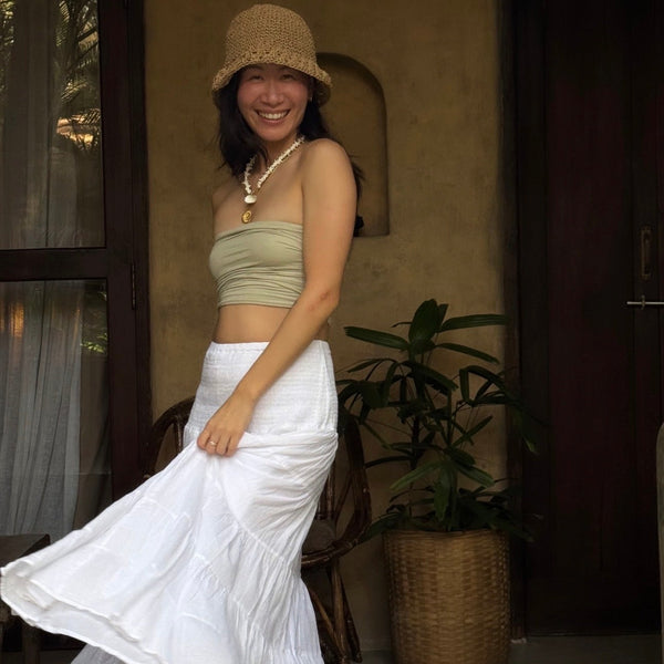 Luxe Raffia Bucket Hat