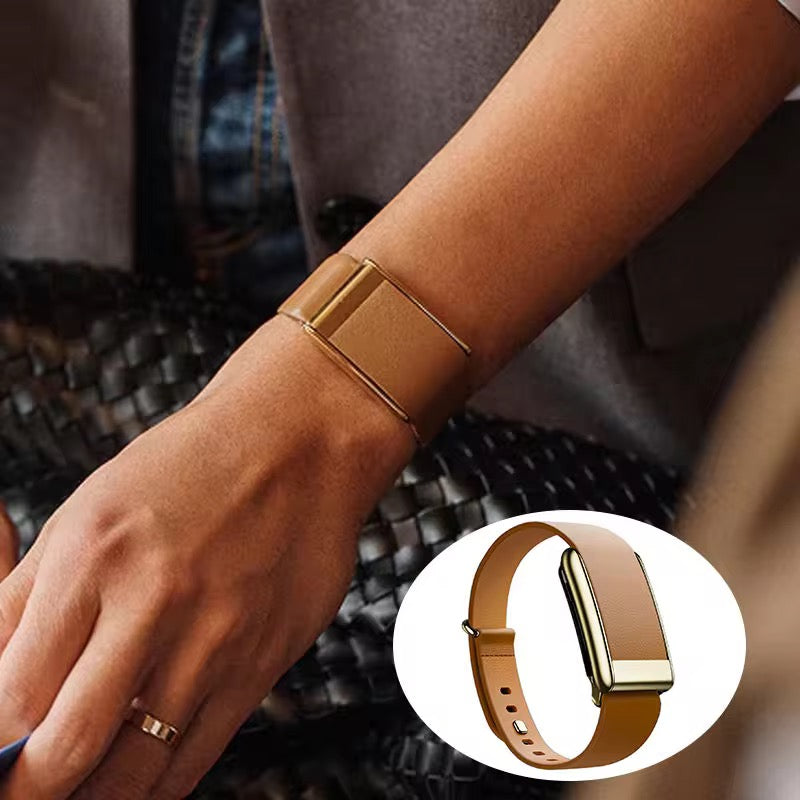 Luxe Whoop Band Leather 5.0 Compatible ( One, Peak & MG ) - Cream