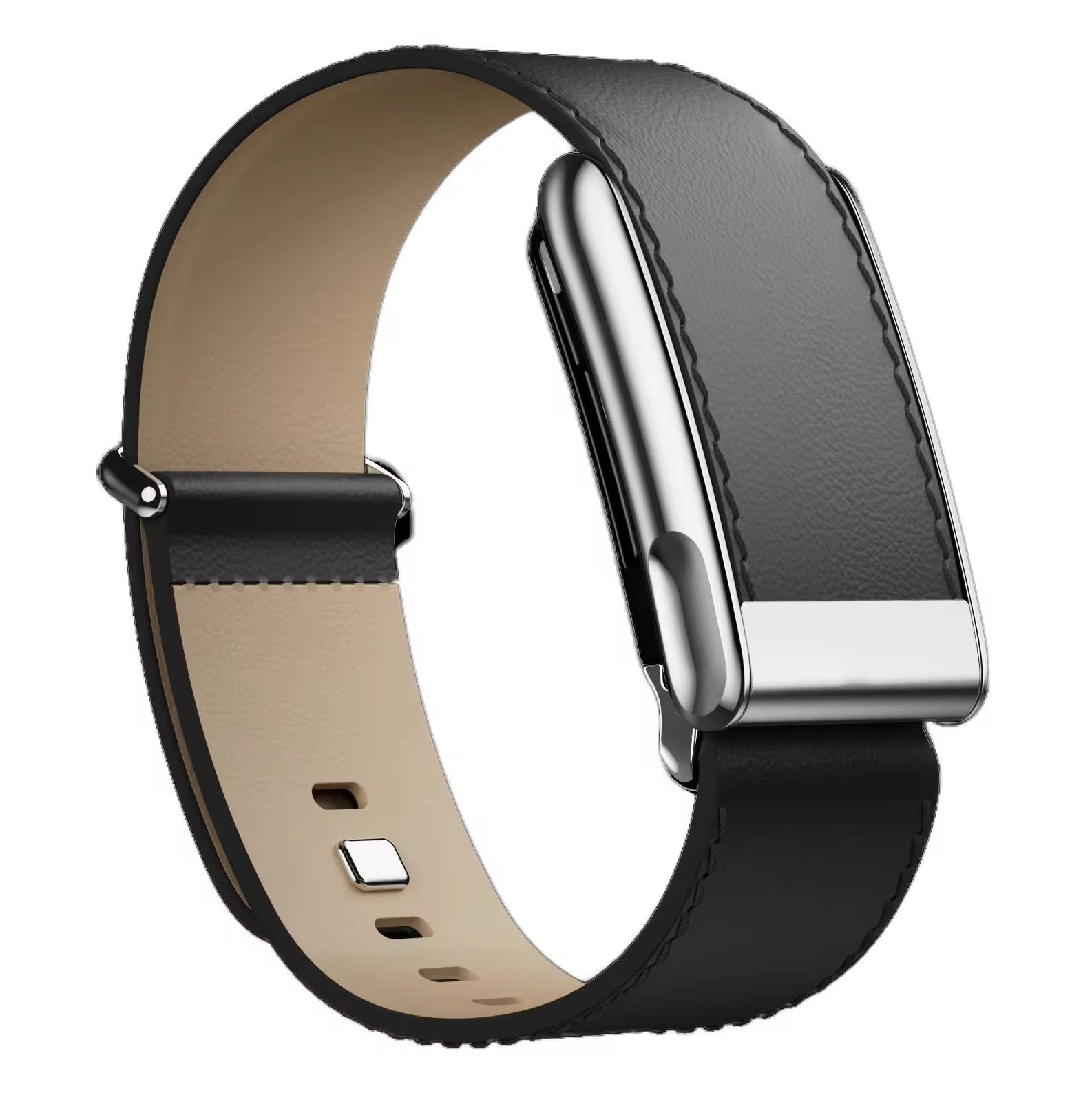 Luxe Whoop Band Leather 5.0 Compatible ( One, Peak & MG ) - Black